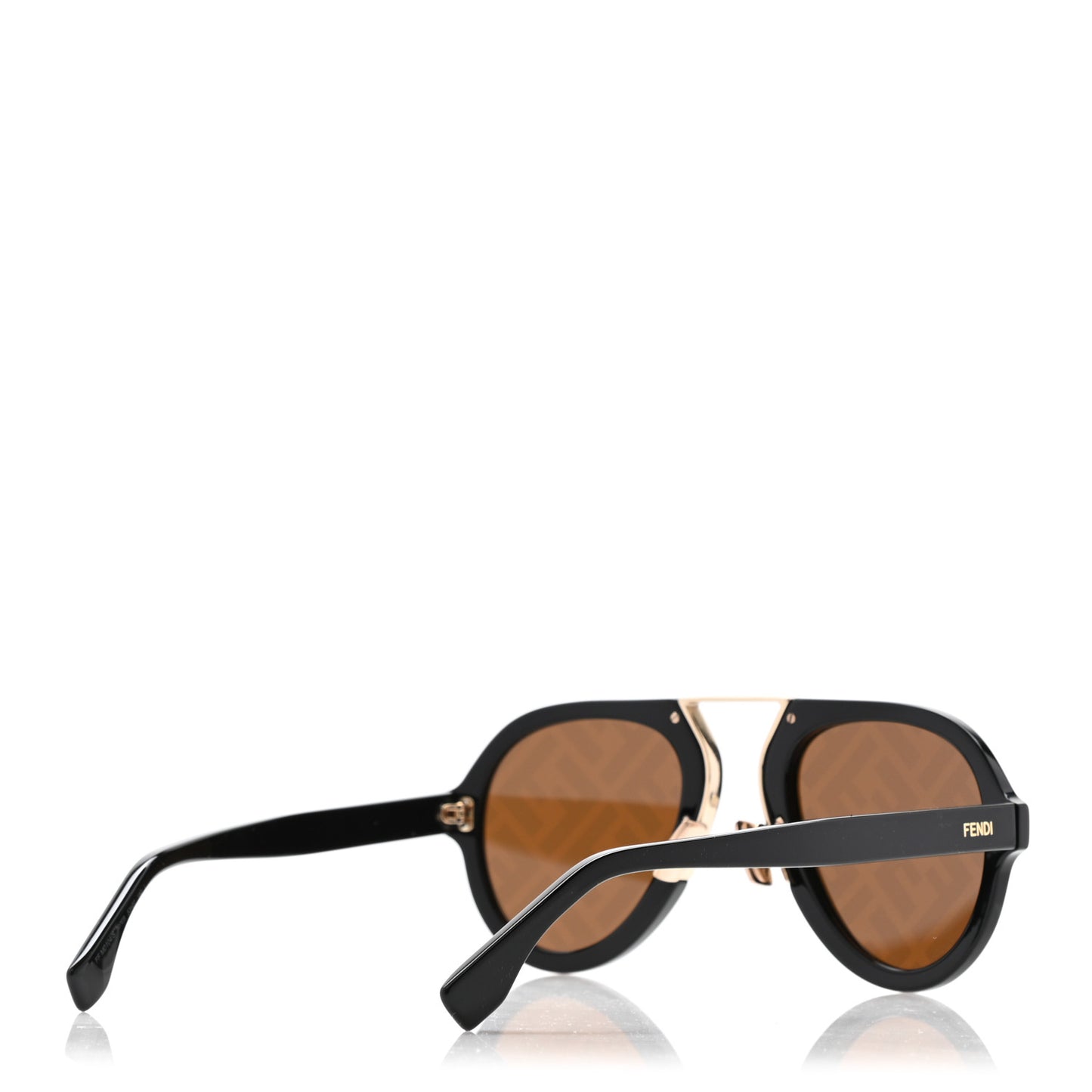 Acetate FF Aviator Sunglasses FF M0104/S Black