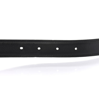 Hermes Swift Epsom 24mm Mini Medor Belt 80 Black Etoupe 4 of 6