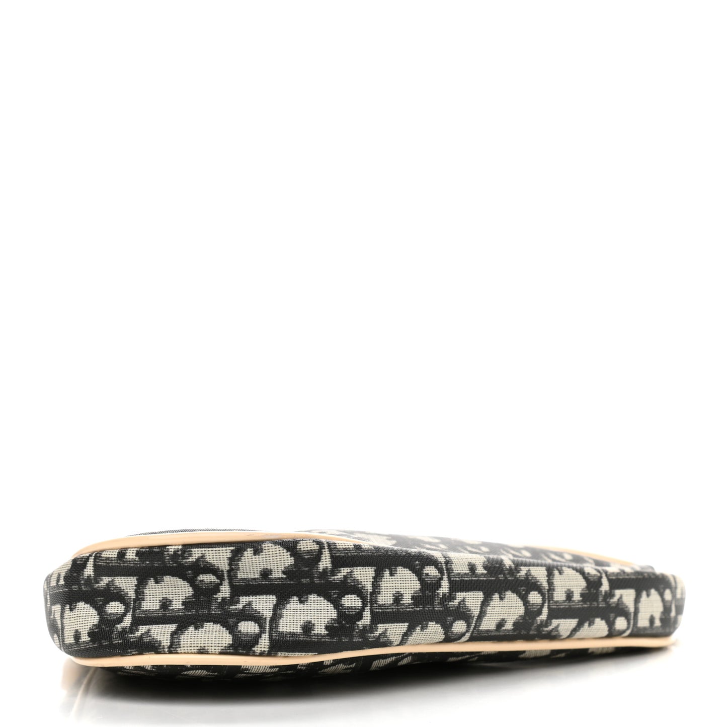 Monogram Mini Saddle Pochette White Blue