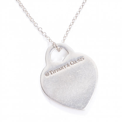 Tiffany Sterling Silver Small Return to Tiffany Heart Pendant Necklace 3 of 4