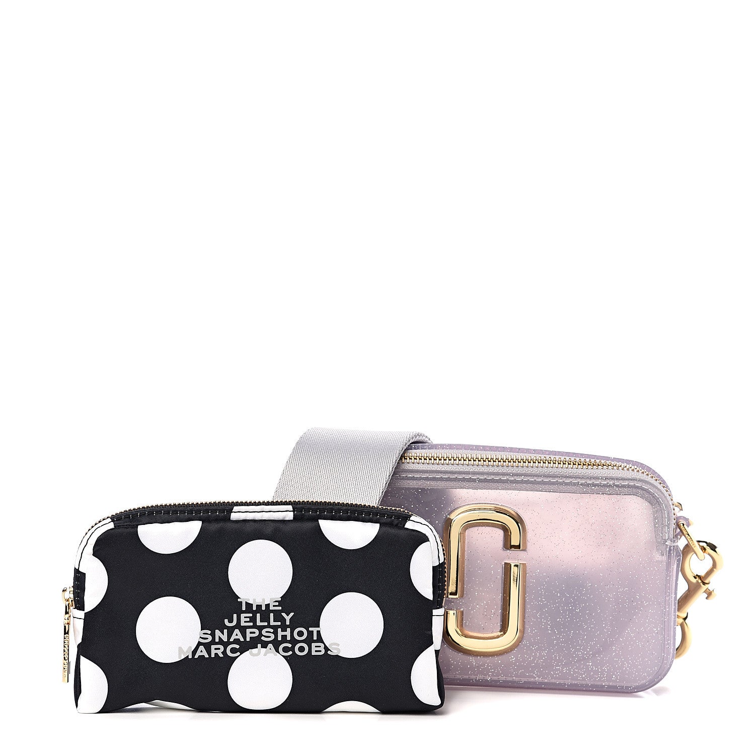 Marc Jacobs Jelly Glitter Small Snapshot Camera Bag Silver Multi 2 of 11