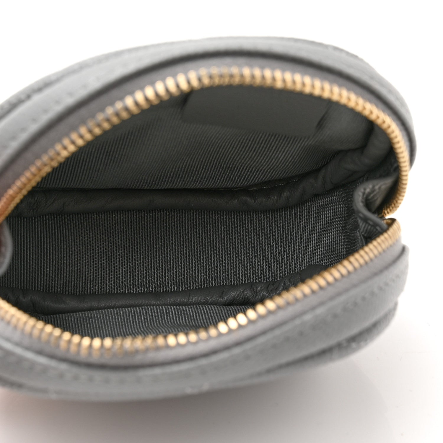 Chanel Caviar Quilted Zip Around Classic Coin Purse Grey 5 of 8