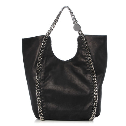 Stella McCartney Shaggy Deer Chain Falabella Tote Black 1 of 6