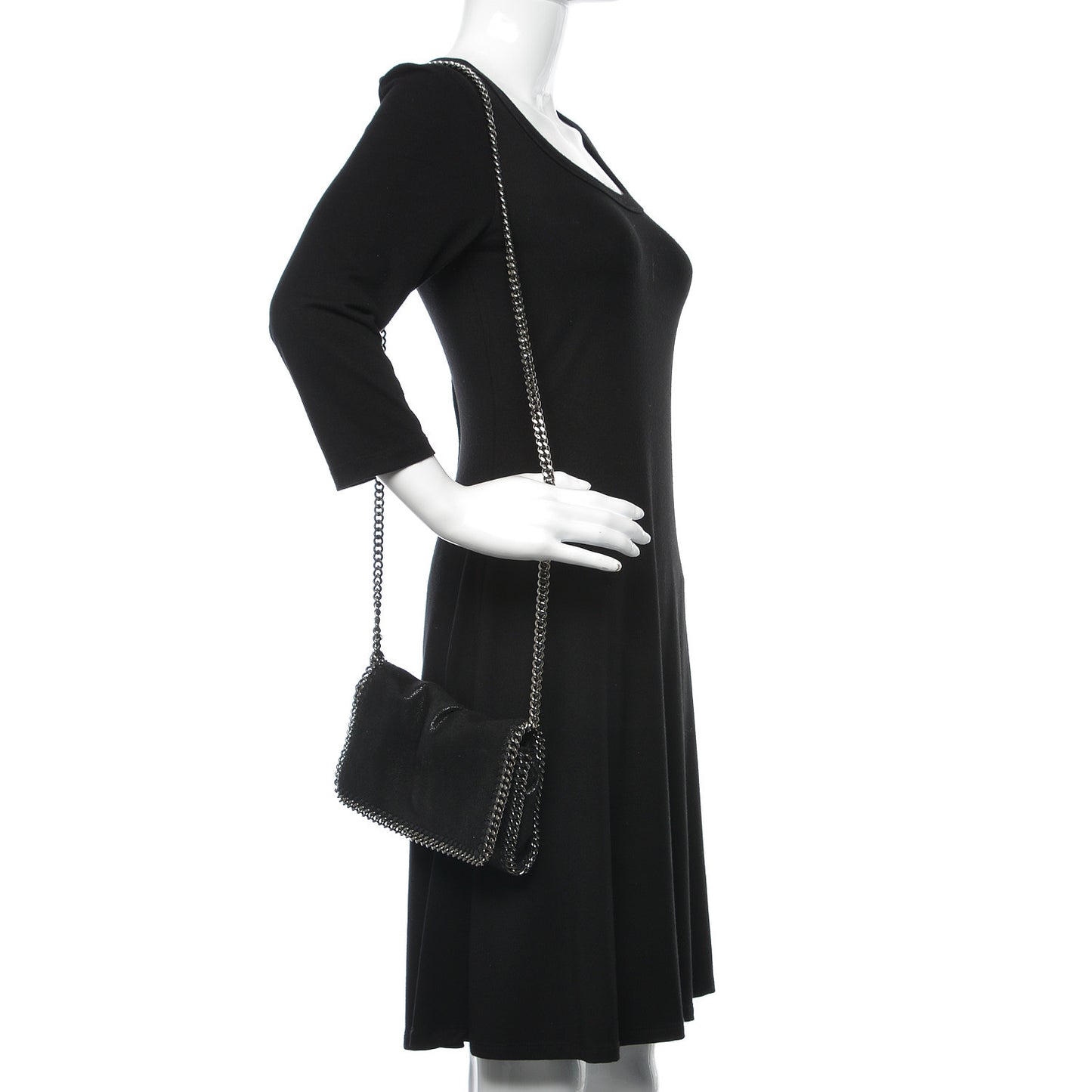 Shaggy Deer Falabella Crossbody Bag Black