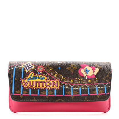 Louis Vuitton Monogram 2020 Christmas Animation Roller Coaster Woody Glasses Case Pivoine 1 of 7