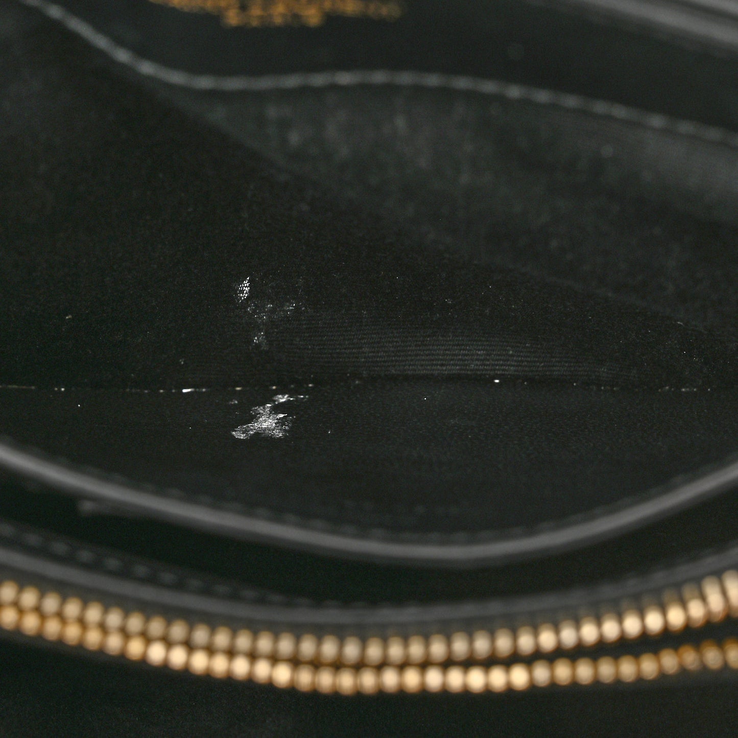 Calfskin Y Quilted Monogram Small Loulou Chain Satchel Black