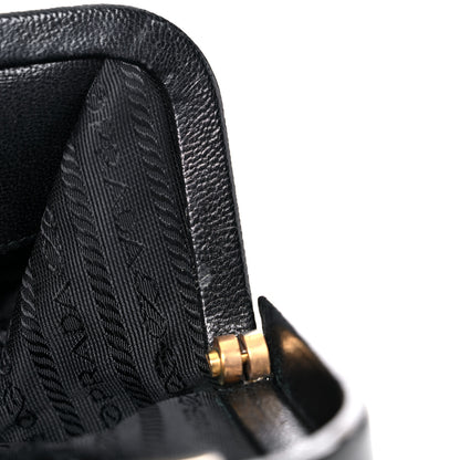 Prada Goatskin Cerniera Doctor Bag Black 25 of 42