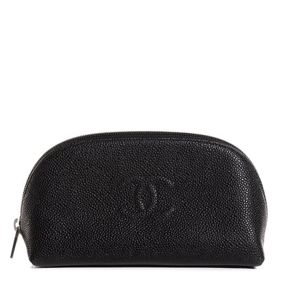 Chanel Caviar CC Cosmetic Pouch Black 1 of 7