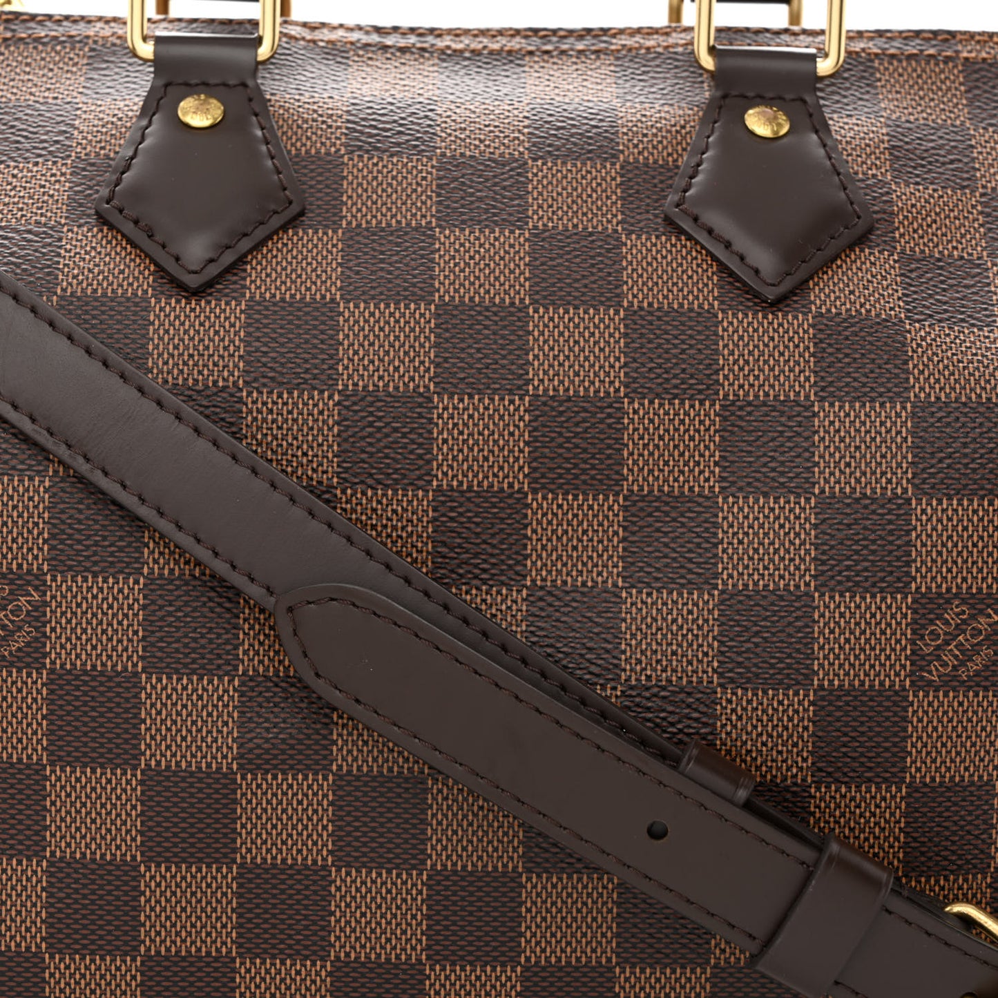 Damier Ebene Speedy Bandouliere 25