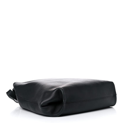 Burberry Calfskin Grommet Hobo Black 5 of 16
