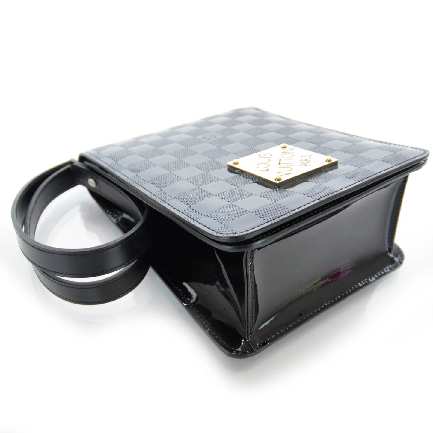 Damier Vernis Cabaret Club Bag Black