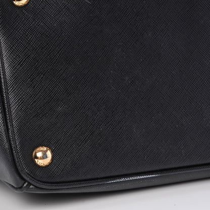 Prada Saffiano Large Galleria Double Zip Tote Black 10 of 12