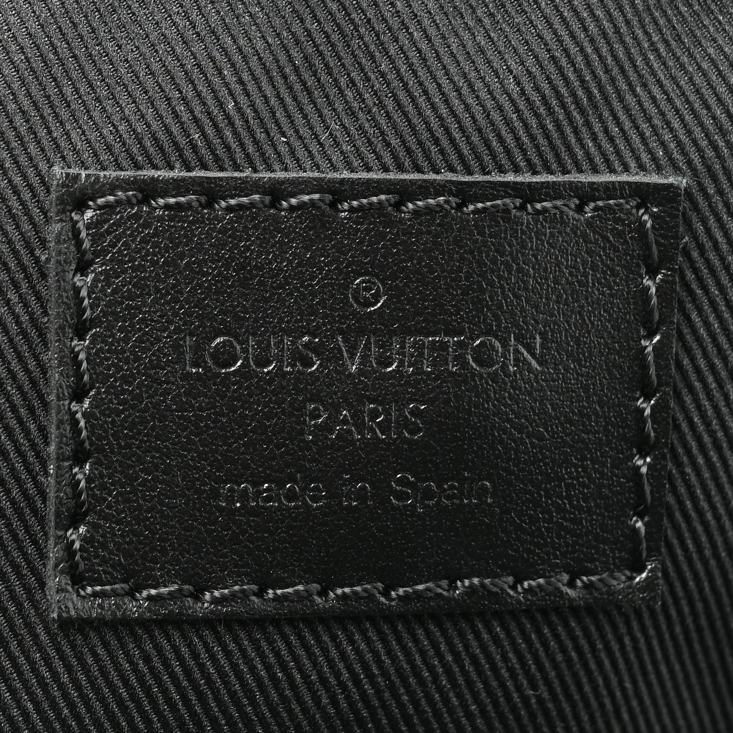 Louis Vuitton Calfskin Monogram Shadow Double Phone Pouch NM Black 6 of 8