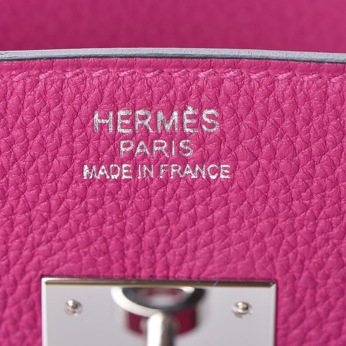 Togo Birkin 30 Rose Pourpre