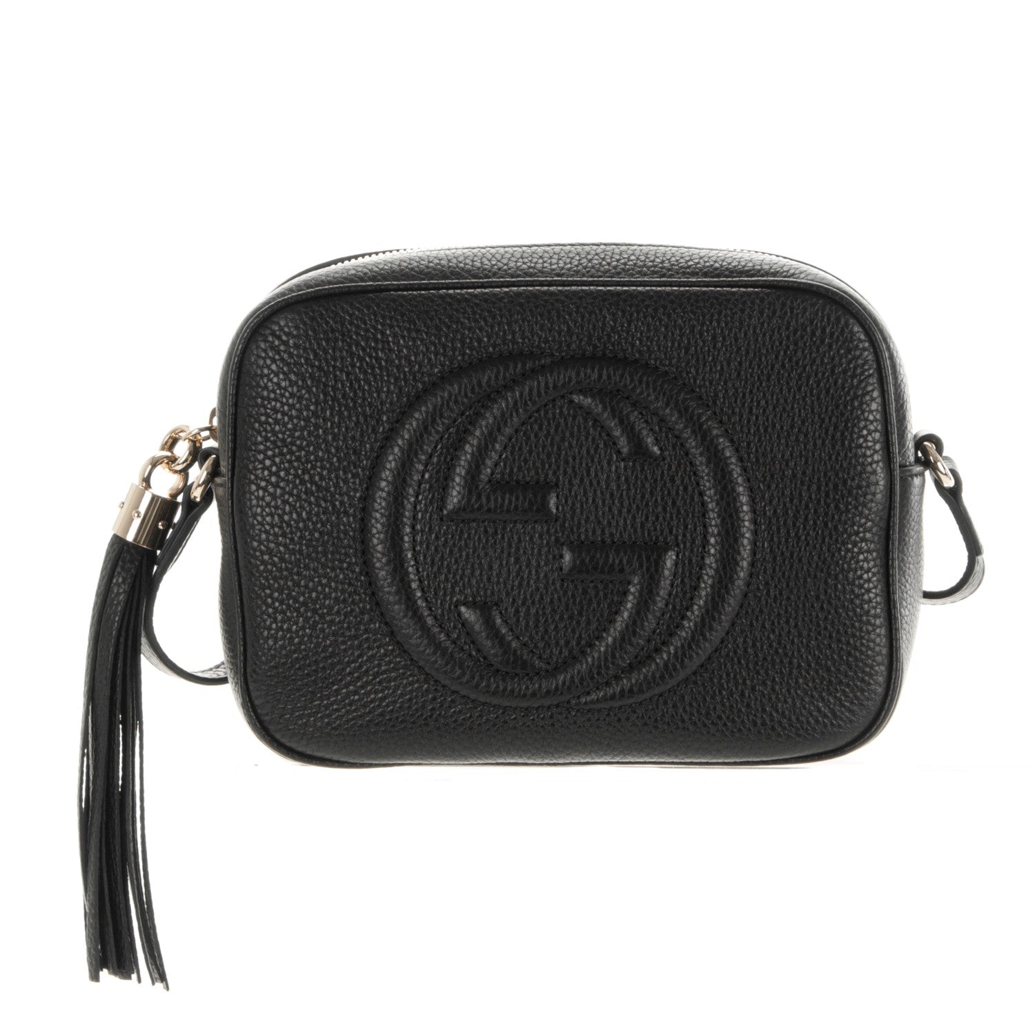 Gucci Pebbled Calfskin Small Soho Disco Bag Black 1 of 7