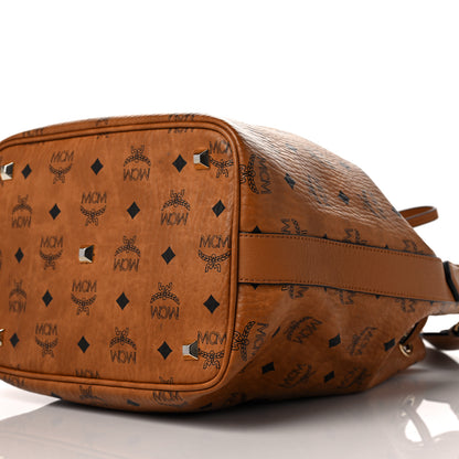 MCM Visetos Essential Drawstring Bag Cognac 7 of 8