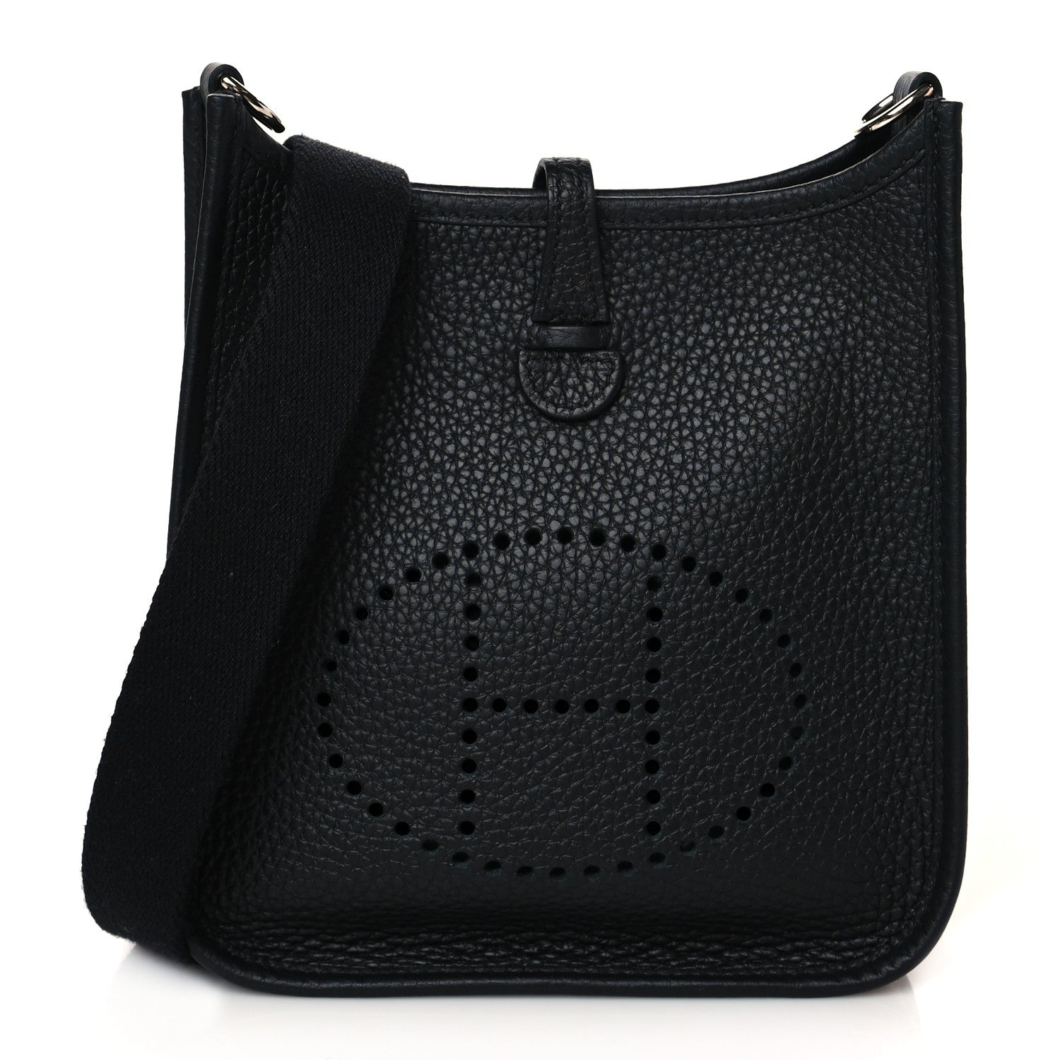 Hermes Taurillon Clemence Evelyne TPM Black 1 of 11