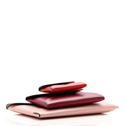 Louis Vuitton Epi Kirigami Pochette Set Rose Ballerine Fuchsia Coquelicot 4 of 12