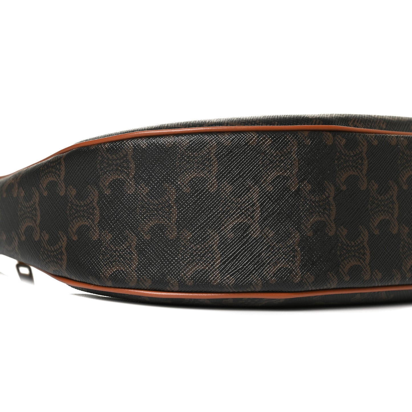 Triomphe Canvas Calfskin Ava Shoulder Bag Tan