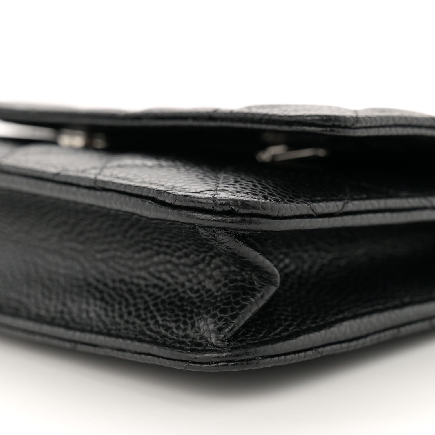 Chanel Caviar Quilted Wallet on Chain WOC Black 10 of 11