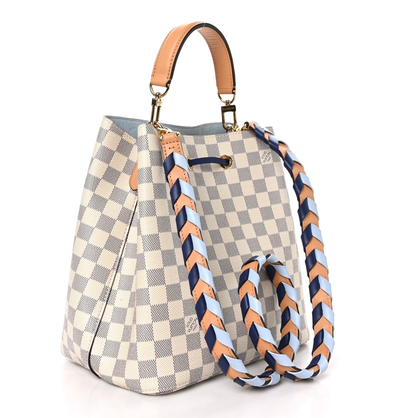 Damier Azur Braided Neonoe MM Blue