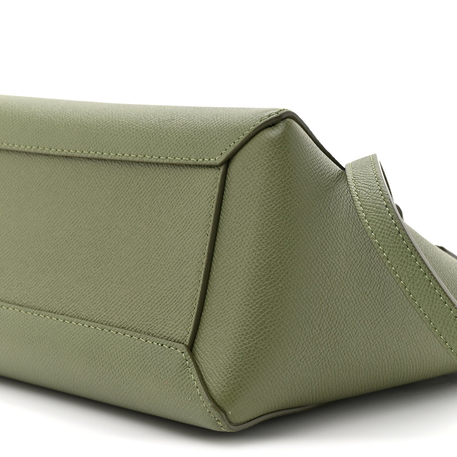 Celine Grained Calfskin Micro Belt Bag Army Green 9 of 10