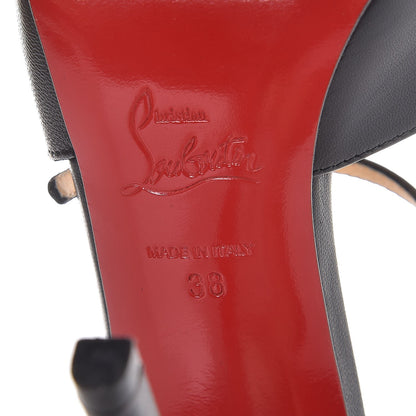 Christian Louboutin Kid Leather Grorolli 120 Pump 38 Black 6 of 8