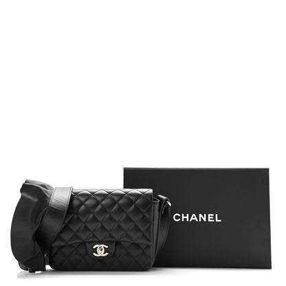 Chanel Calfskin Quilted Bolero De Chanel Flap Bag Black 11 of 11