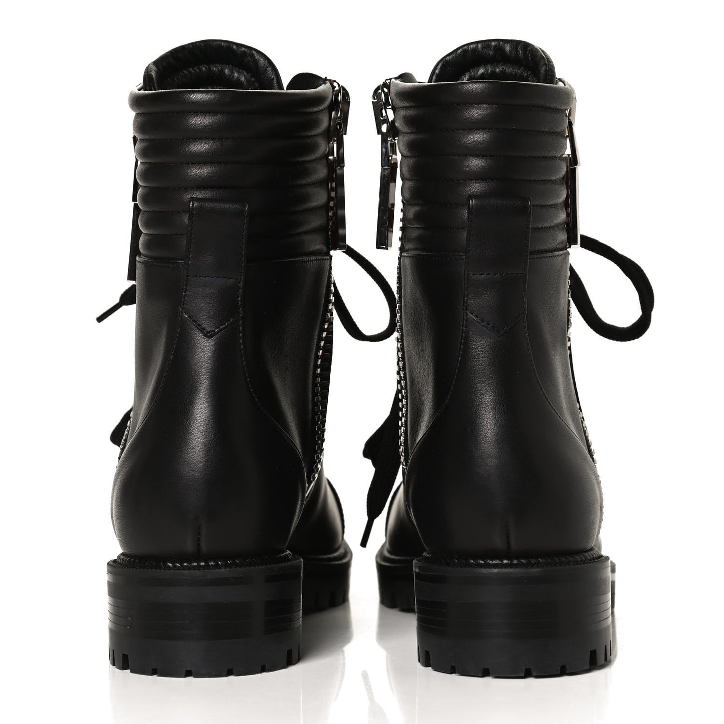 Calfskin Quilted En Hiver Boots 36.5 Black