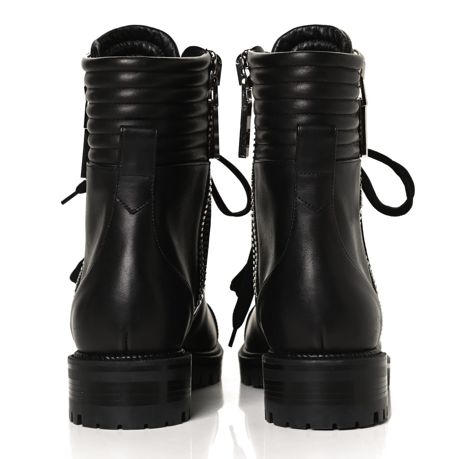 Christian Louboutin Calfskin Quilted En Hiver Boots 36.5 Black 6 of 9