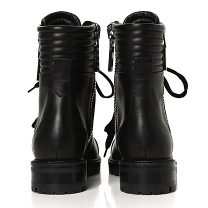 Christian Louboutin Calfskin Quilted En Hiver Boots 36.5 Black 6 of 9