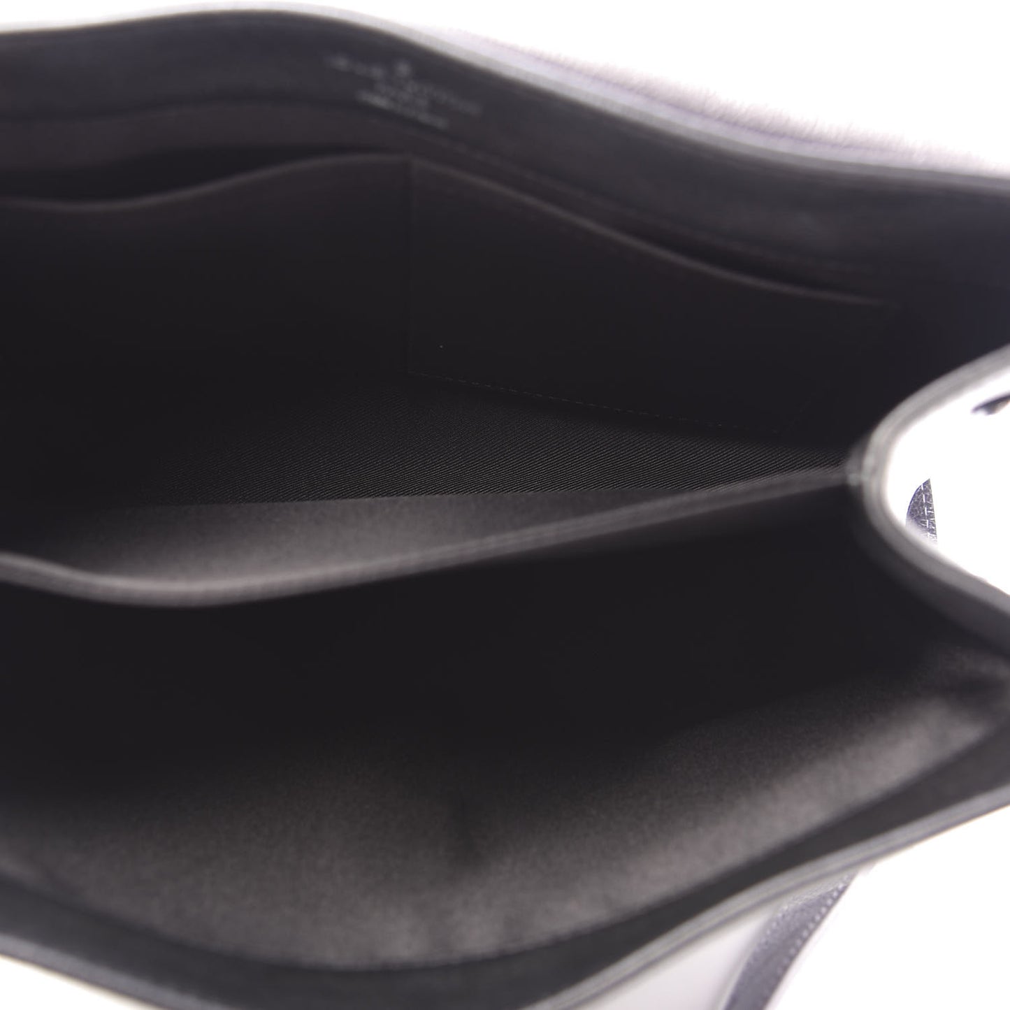 Soft Calfskin Eyelet Lockme II Top Handle Gris Silver