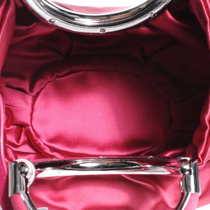 Christian Dior Satin Soft Babe Tote Fuchsia 6 of 8