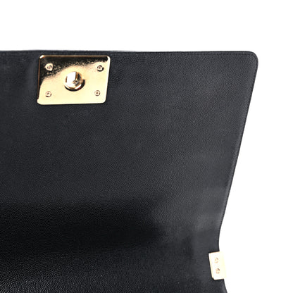 Chanel Caviar Quilted New Medium Boy Flap Black 12 of 16