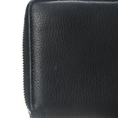 Gucci Calfskin GG Zip Around Wallet Black 9 of 9