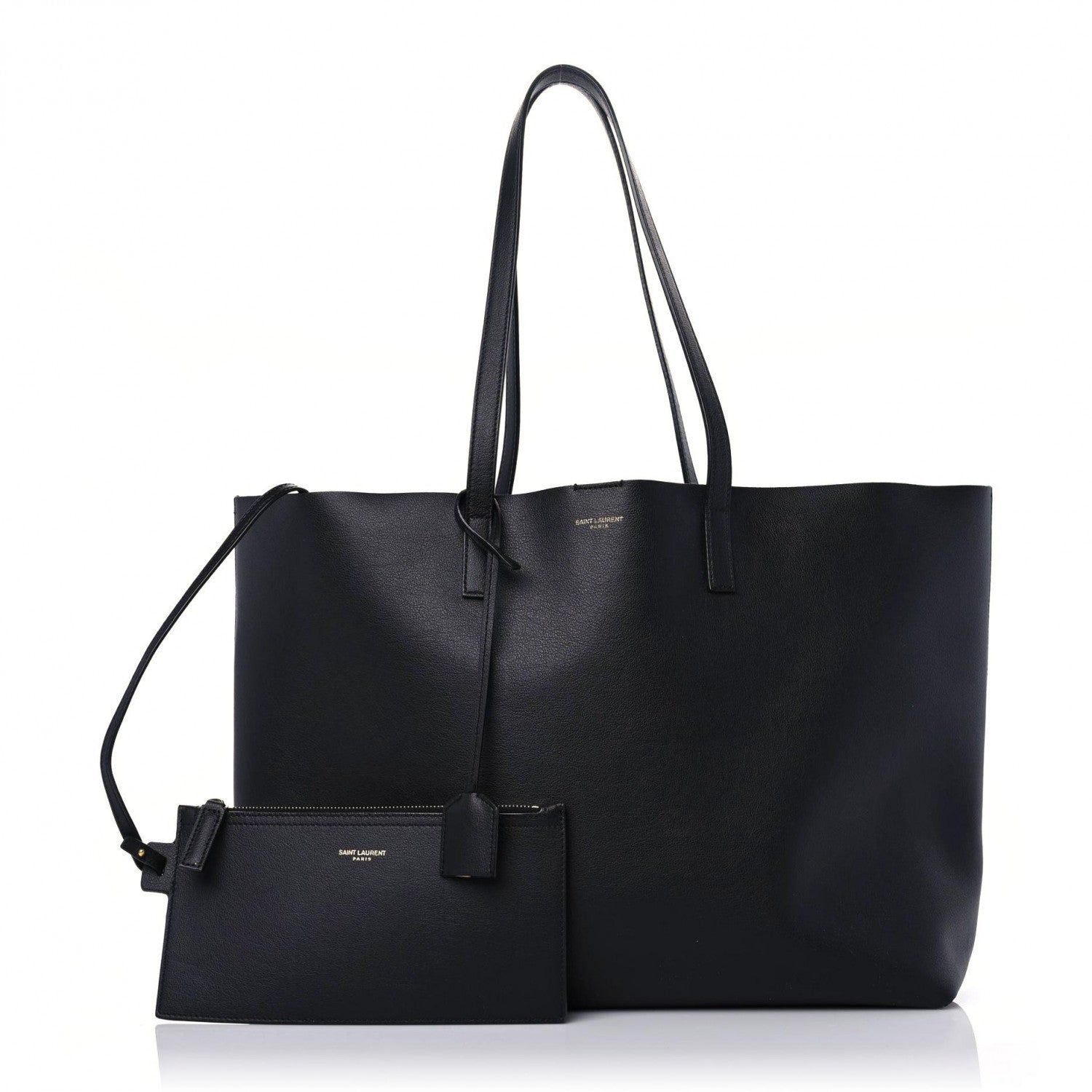 Saint Laurent Calfskin Large Shopping Tote Black 1 of 16