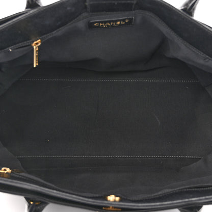Chanel Calfskin Cerf Executive Shopper Tote Black 4 of 9
