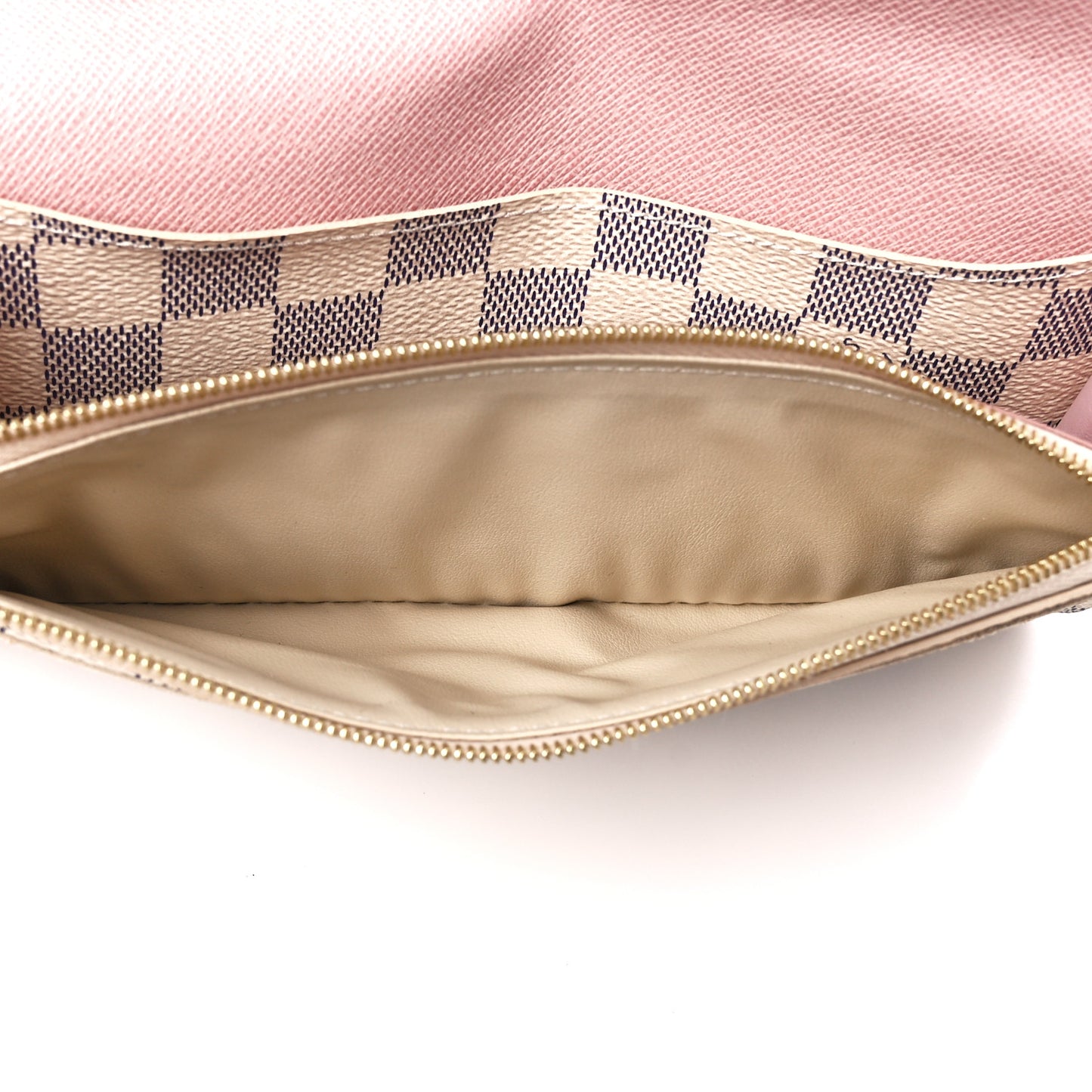 Damier Azur Emilie Wallet Rose Ballerine