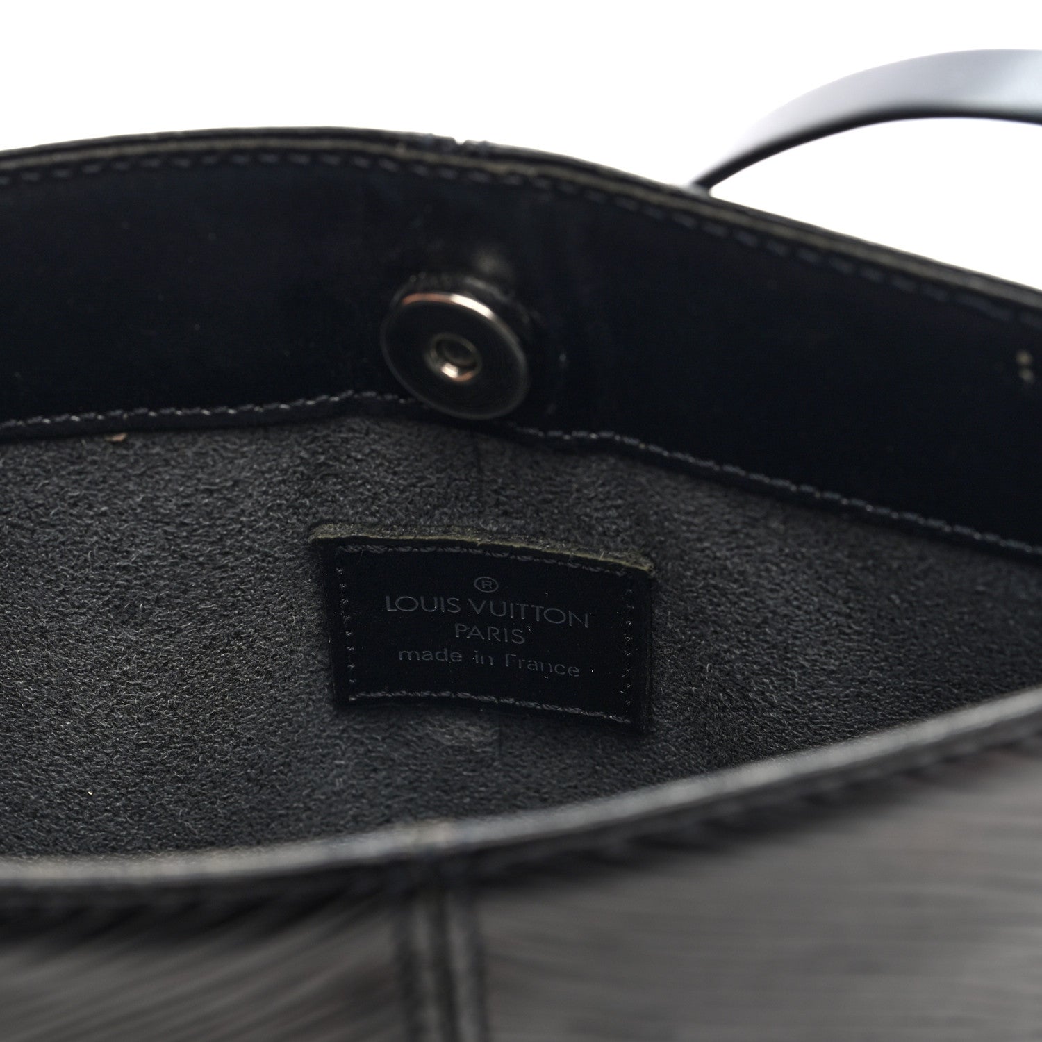 Louis Vuitton Epi Demi Lune Pochette Black 6 of 10