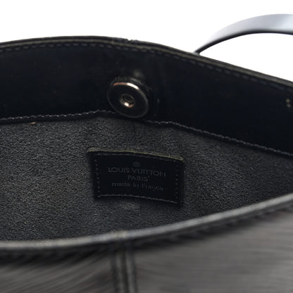 Louis Vuitton Epi Demi Lune Pochette Black 6 of 10