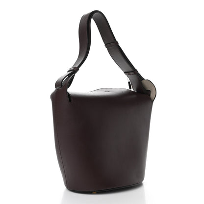 Burberry Supple Calfskin Medium Bucket Bag Burgundy 4 of 10