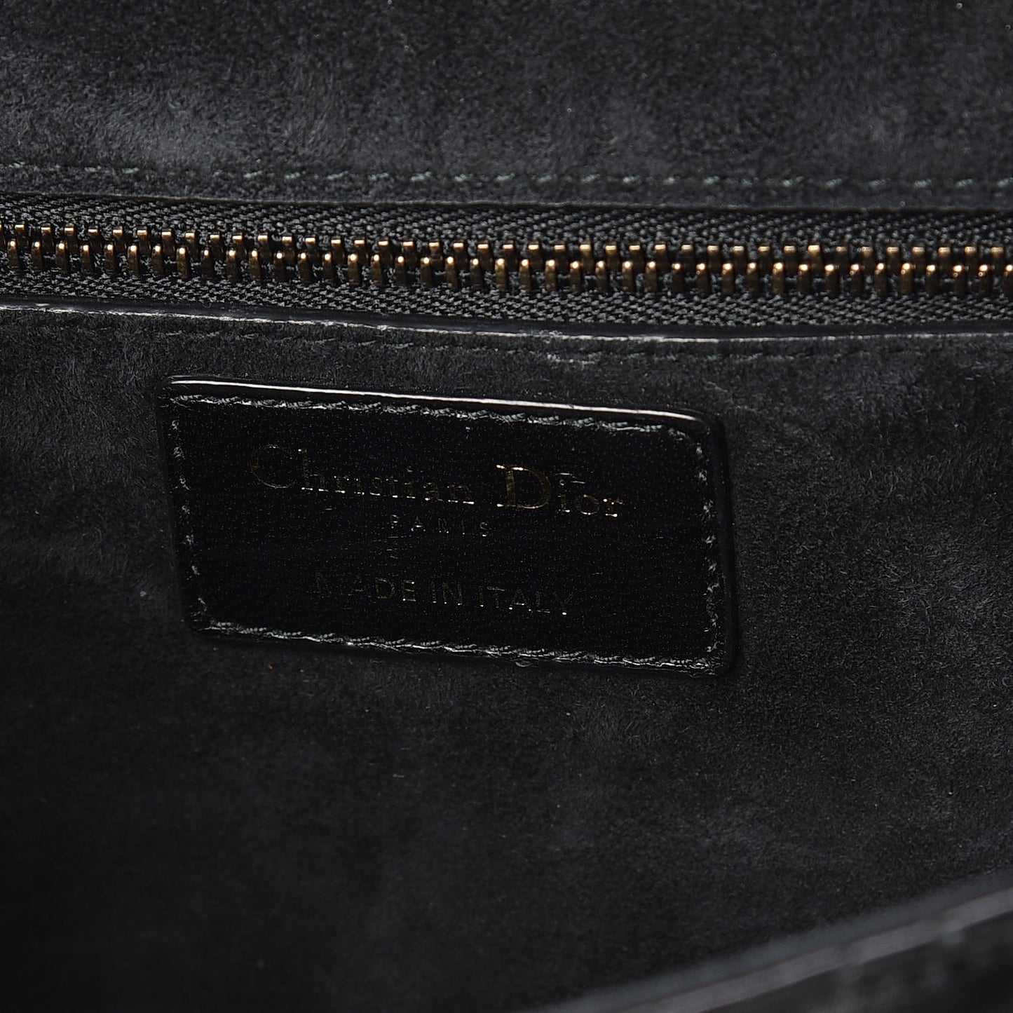 Lambskin Cannage Large Dioraddict Flap Bohemian Strap Black