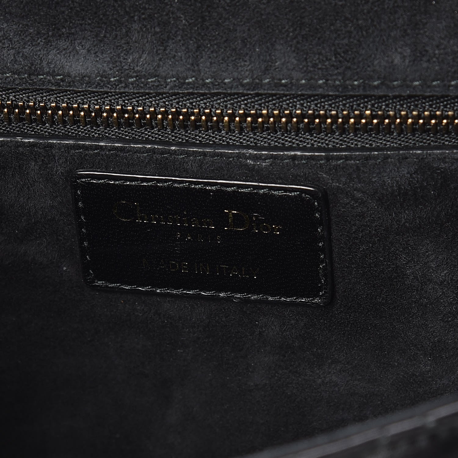 Christian Dior Lambskin Cannage Large Dioraddict Flap Bohemian Strap Black 10 of 11