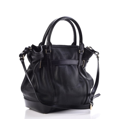 Burberry Grainy Calfskin Medium Golderton Tote Black 3 of 12