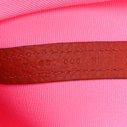 Hermes Toile Militaire Vache Country Garden Party Tote 30 Bubblegum Rouge Duchesse 7 of 11