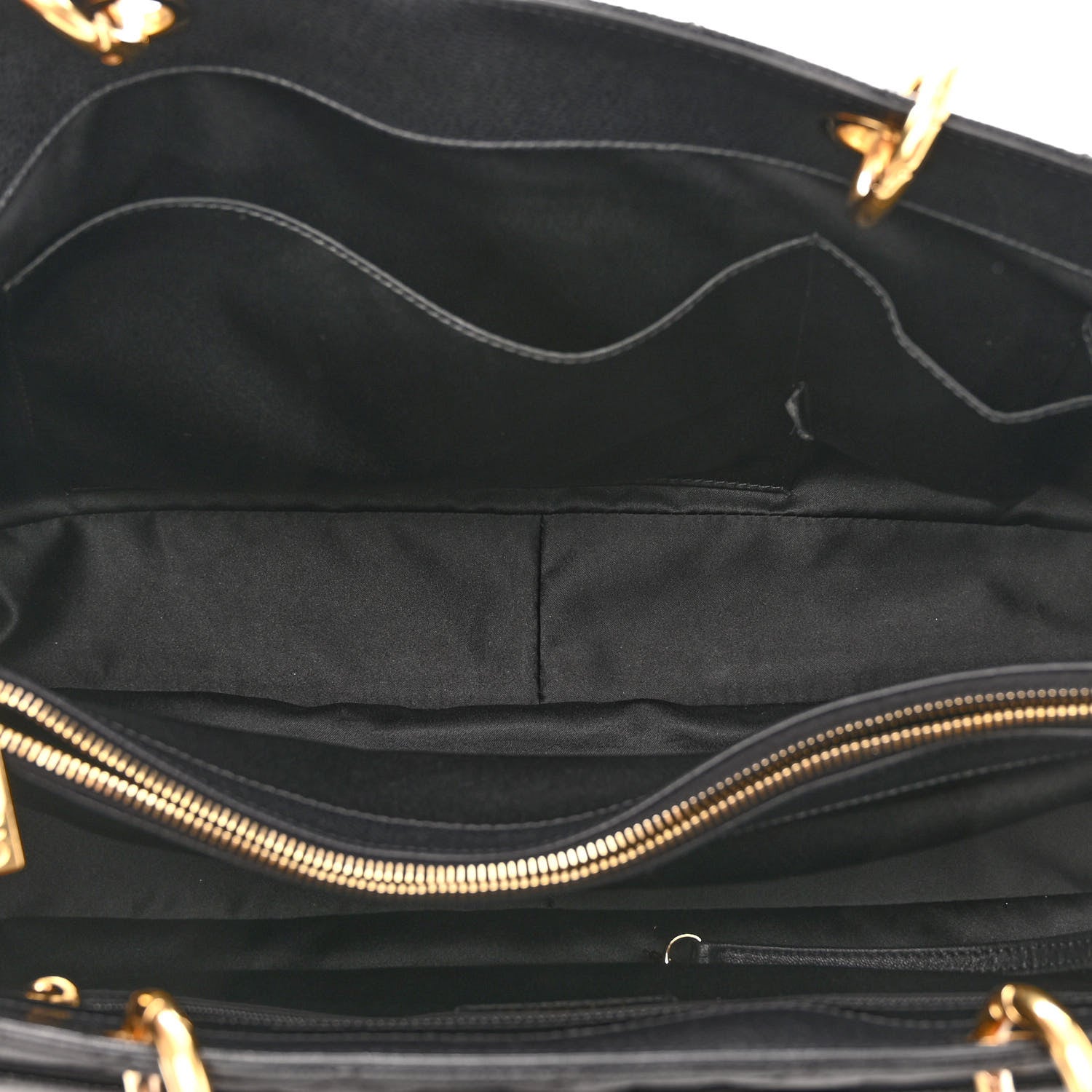 Chanel Caviar Quilted XL Grand Shopping Tote GST Black 4 of 9