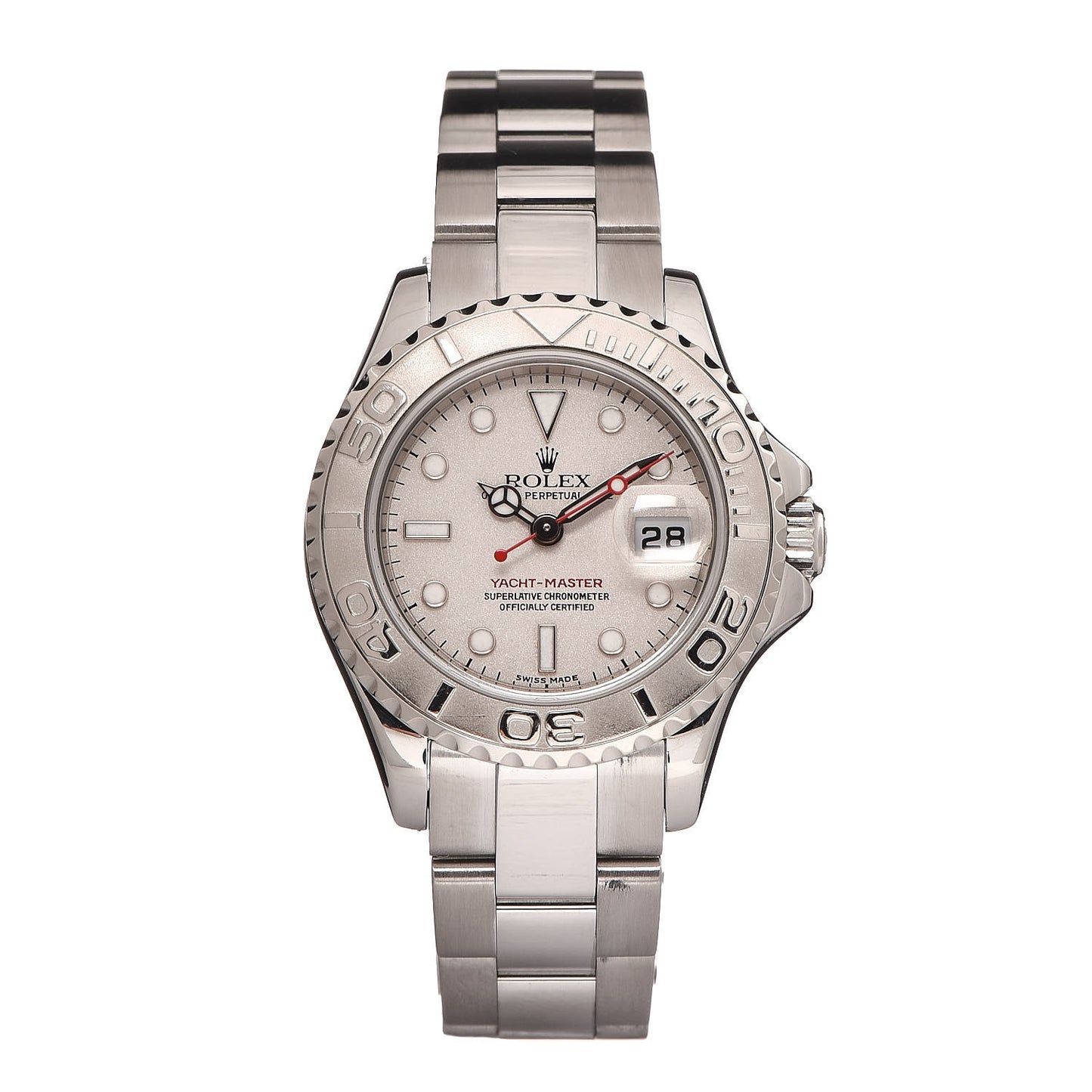 Stainless Steel Platinum 29mm Yacht-Master Watch Silver 169622