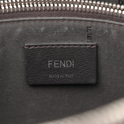 Fendi Vitello Dolce 4 Color Medium By The Way Boston Bag Carbone Grigio Polvere Multicolor 6 of 11