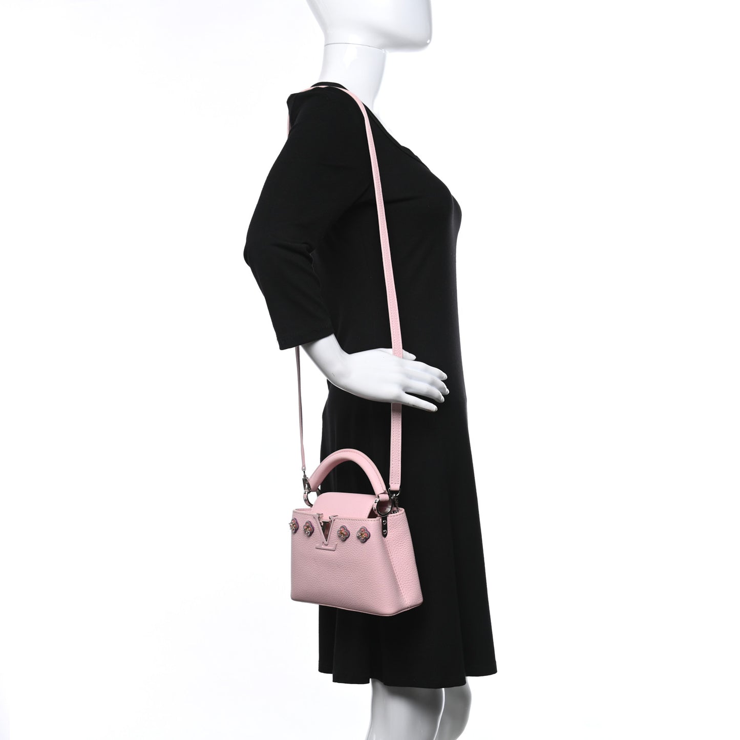 Taurillon Flowers Capucines Mini Pink