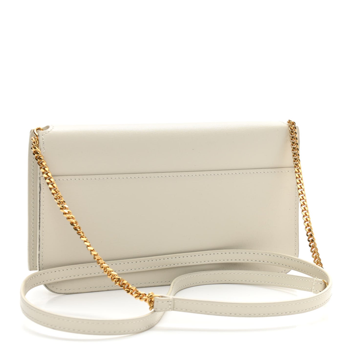 Smooth Calfskin Monogram Phone Holder Crossbody Crema Soft